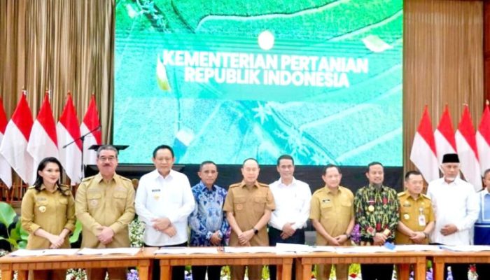 Gubernur Maluku Tandatangani Komitmen Hilirisasi Pertanian, Pastikan CPCL 7.350 Hektare Untuk Perkebunan