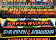 Doa dan Bunga Hiasi Pernikahan Arifin–Nursifa, Terima Kasih Kapolrestabes Makassar & Kapolres Bulukumba