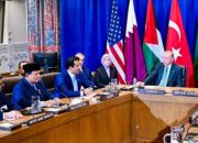 Presiden Republik Indonesia, Prabowo Subianto, menghadiri Multilateral Meeting on the Middle East