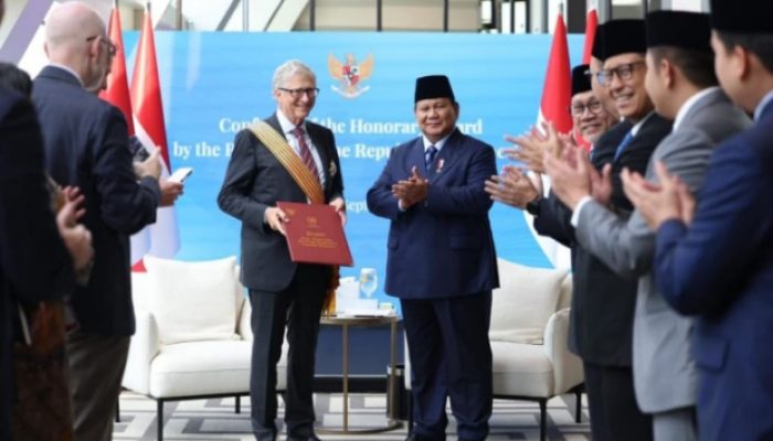 Presiden Prabowo Gelar Pertemuan dengan Bill Gates, Anugerahkan Bintang Jasa Utama