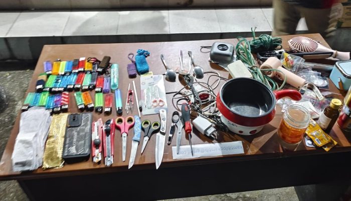Puluhan Barang Terlarang Ditemukan, Polres Keerom Intensifkan Razia di Lapas Perempuan