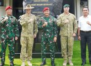 Atase Pertahanan Australia Kunjungi Kopassus Bahas Latma dan Pendidikan Militer