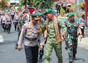 Pangdam XXI/Radin Inten Kunjungi Polres Tanggamus, Tekankan Soliditas TNI-Polri