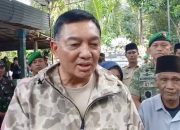 Menhan RI , Kunjungi Rumah Keluarga Alm Kopda Anumerta Amin Nurohman