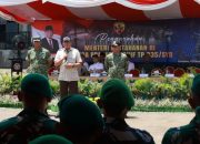 Panglima TNI Dampingi Menhan RI Tinjau Yonif TP 835/Samota Yudha Bhakti di Sumbawa