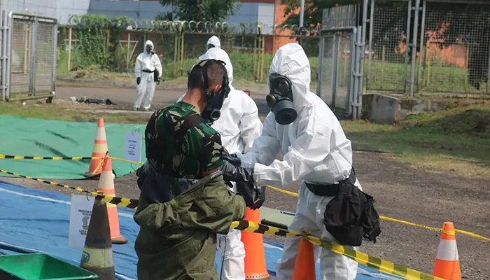Zeni TNI AD Terjunkan 44 Personel Atasi Bencana Radioaktif di Cikande