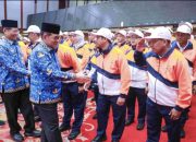 Lepas Kontingen PORNAS XVII, Gubernur Pramono Targetkan DKI Jakarta Lima Besar