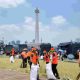 DLH DKI Jakarta Angkut 126,65 Ton Sampah Usai Perayaan HUT ke-80 TNI di Monas