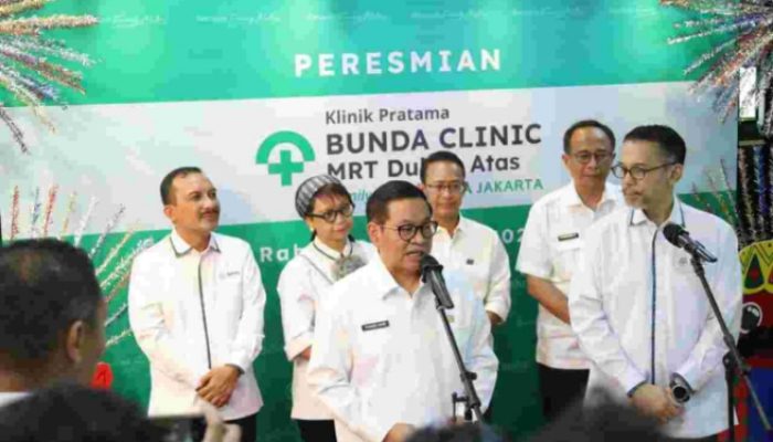 Resmikan Bunda Clinic, Gubernur Pramono Dorong Akses Kesehatan bagi Pengguna Transportasi Publik
