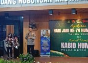 Momen Hangat Pisah Sambut Kabid Humas Polda Metro Jaya, Sekaligus Rayakan HUT ke-74 Humas Polri