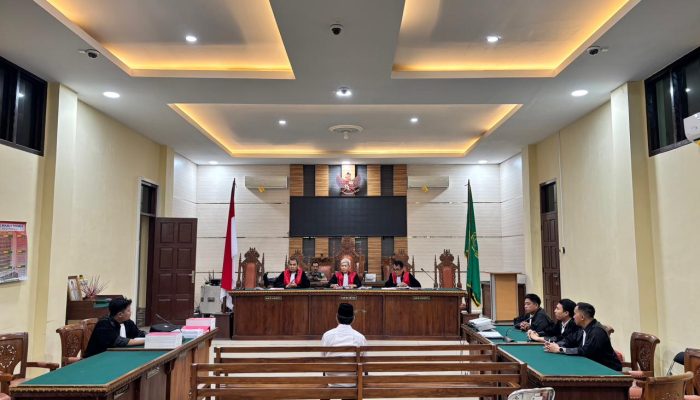 JPU Kejari Pringsewu Bacakan Tuntutan terhadap Terdakwa Heri Iswahyudi dalam Perkara Korupsi Dana Hibah LPTQ TA 2022