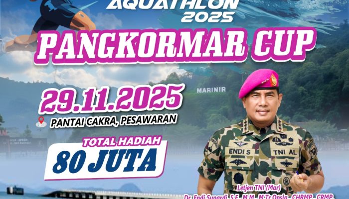 Ajang Olahraga Seru Marine Aquathlon 2025 Pangkormar Cup