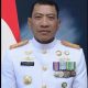 Laksda TNI Ali Triswanto resmi menjabat Komandan Komando Daerah Angkatan Laut atau Dankodaeral V