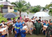 Polsek Pantai Cermin, Koramil, Pemerintah Hadir membantu Warga Terdampak Banjir