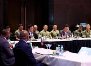 Menhan Sjafrie Hadiri Pertemuan Tiga Pihak dengan Australia dan Papua Nugini