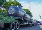 Kapal Selam Otonom Indonesia Tampil di Peringatan Hari Armada