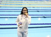 Masniari Wolf Hattrik Hattrick Medali Emas untuk Indonesia di SEA Games dari Cabor Renang