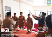 Pelantikan dan pengambilan sumpah jabatan PJ Kades