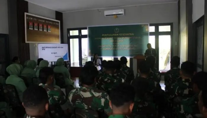 Kodim 1715/Yahukimo Gelar Penyuluhan HIV/AIDS Guna Cegah Penyebaran di Kalangan Prajurit dan Persit
