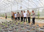 Peluncuran Perdana Penanaman Jagung dan Penyebaran Benih Ikan , Polres Metro Bekasi Kota Gelar Program Ketahanab Pangan