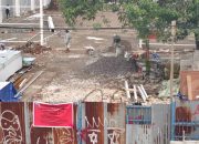 Bangunan disegel karena tidak ada PBG, pekerjaan tetap dilaksanakan