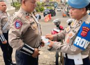 Tegakkan Kedisiplinan, Kanit Propam Polsek Purwakarta Kota Gelar Gaktibplin di Pos Pam Nataru