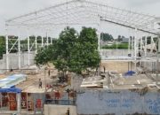 Melanggar aturan dan telah menerima Surat Peringatan Ketiga (SP3), pekerjaan tetap dilaksanakan