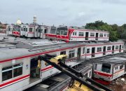 242 Unit Kereta Disimpan Sementara di Depo Depok