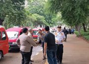 Polisi dan Dishub Kawal Keberangkatan Massa KWK ke Balai Kota Jakarta
