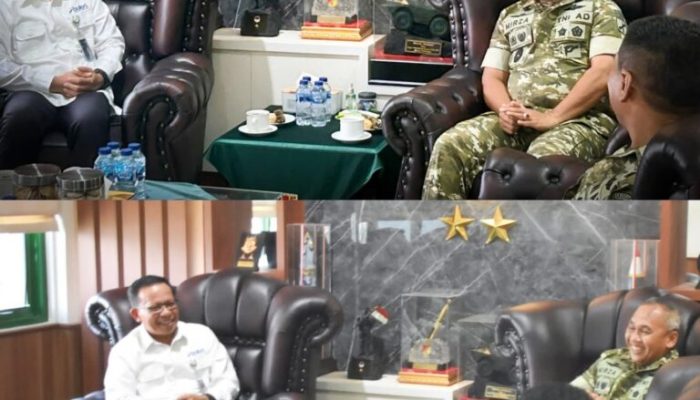 Pangdam XIII/Merdeka Terima Audiensi Kepala Perum Bulog Sulutgo