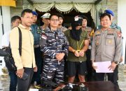 TNI AL BERHASIL AMANKAN TERDUGA TERSANGKA PENJUALAN SENJATA API ILEGAL DI BALI