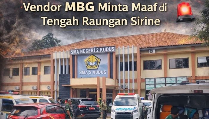 TRAGEDI “SOTO MAUT” SMA 2 KUDUS: Korban Tembus 118 Siswa, Vendor MBG Minta Maaf di Tengah Raungan Sirine