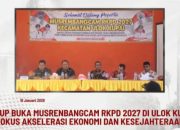 ‎Wakil Bupati Bengkulu Utara Membuka Musrenbangcam RKPD 2027 di Ulok Kupai : Fokus Akselerasi Ekonomi dan Kesejahteraan