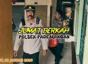 Polsek Pademangan Bagikan Nasi Bungkus Lewat Program Jumat Berkah
