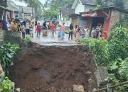 Jembatan Putus, DPUPR Pandeglang Terjunkan Tim Teknis, Pasang Rambu Peringatan