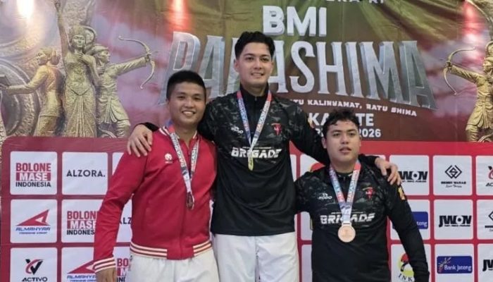 Bripda Fadlur Rahman Raih Perak Karate Piala Menpora di Jepara
