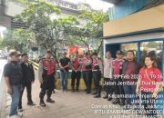 Antisipasi Pergerakan Massa, Polsek Metro Penjaringan Gelar Apel Penyekatan di Jembatan Tiga Pejagalan