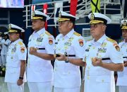 Pangkoarmada RI Pimpin Sertijab Komandan Kodaeral XI, XIII hingga Dansatkopaska