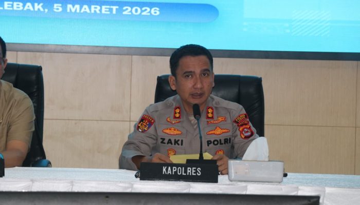 Kapolres Lebak dan Forkopimda Gelar Rakor Lintas Sektoral Kesiapan Operasi Ketupat Maung 2026