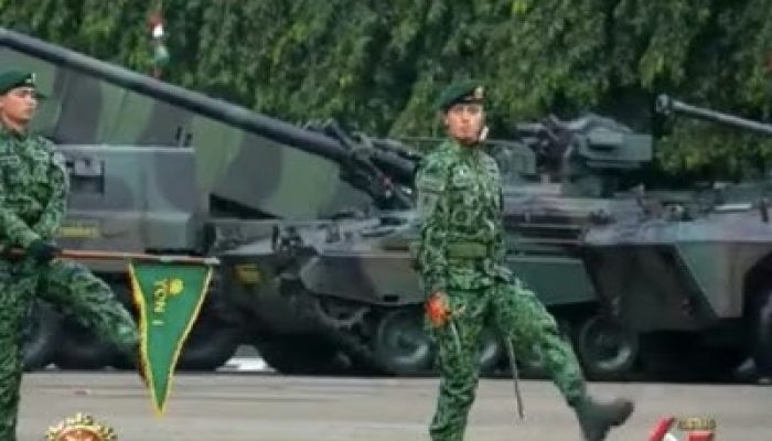 Peringatan HUT Ke-65 Kostrad, Prajurit Gunakan Seragam Baru Bercorak Daun Laurel Lambang Kehormatan dan Ketangguhan