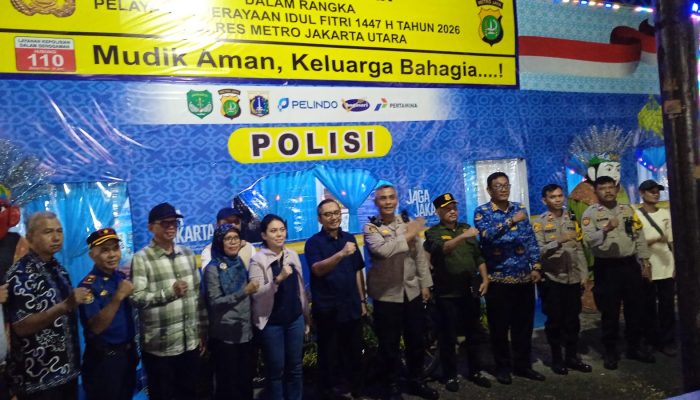 Operasi Ketupat Jaya 2026: Polisi dan Forkopimcam Koja Perkuat Pengamanan di Pospam Kramat Jaya