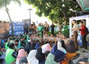 Taruna Akpol Edukasi mudik aman dan Layanan 110 bagi Ojol di Jakbar