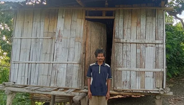 Hidup di Gubuk Reyot, Donatus Belum Tersentuh Bantuan