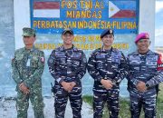 KRI Nala-363 Sambangi Prajurit TNI AL di Miangas Perbatasan Filipina