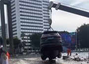 Pengemudi BYD Nyebur ke Kolam Bundaran HI Dini Hari