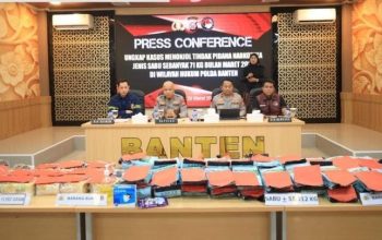 71 Kg Sabu Berhasil Diungkap Ditresnarkoba Polda Banten
