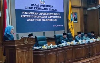 Bupati Serang Ratu Zakiyah Sampaikan LKPJ 2025, Tiga Indikator Tak Capai Target