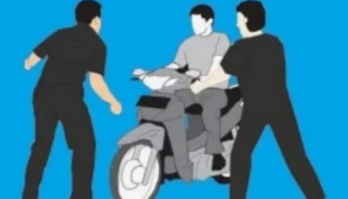 ‎Diduga Tabrak Aturan OJK, Oknum Kolektor di Makassar Tarik Paksa Motor di Jalan Meski Sudah Ada Kesepakatan Bayar