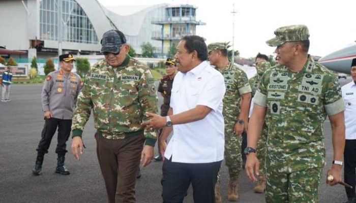 ‎Menhan Sjafrie Sjamsoeddin Tinjau Bengkulu, Pemprov Siapkan Lahan Strategis untuk Pangkalan Udara