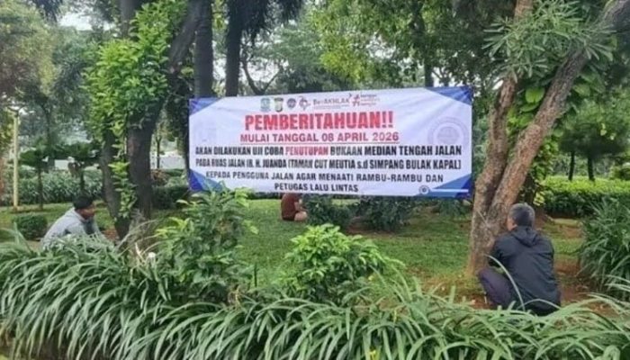 Dishub Kota Bekasi Sosialisasikan Uji Coba Penutupan Bukaan Median di Jalan Juanda Mulai 8 April 2026